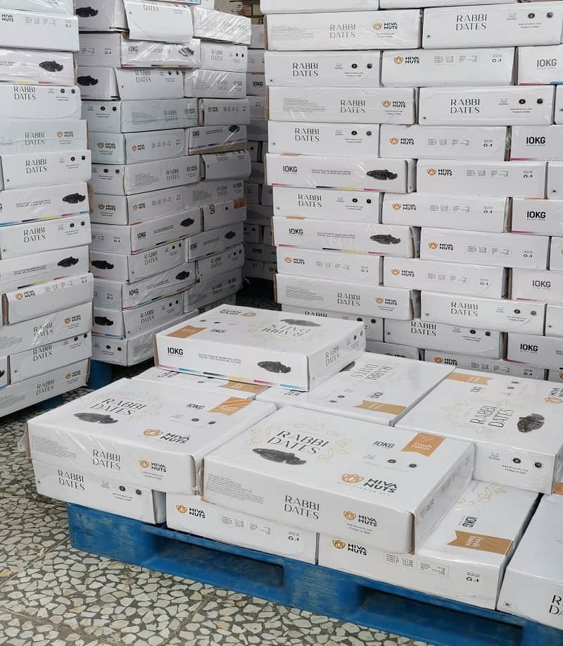 بسته بندی خرمای صادراتی بم